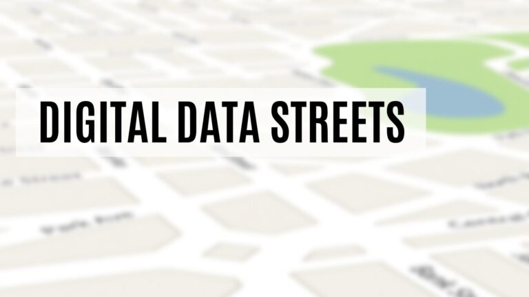 Die digital Data Streets - Straßennetze für Routing und GIS