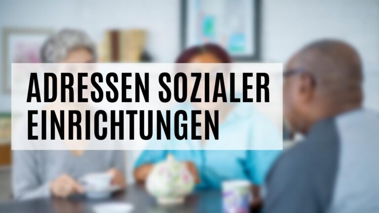 B2B Adressen sozialer Einrichtungen wie Kitas, Alter- und Pflegeheime