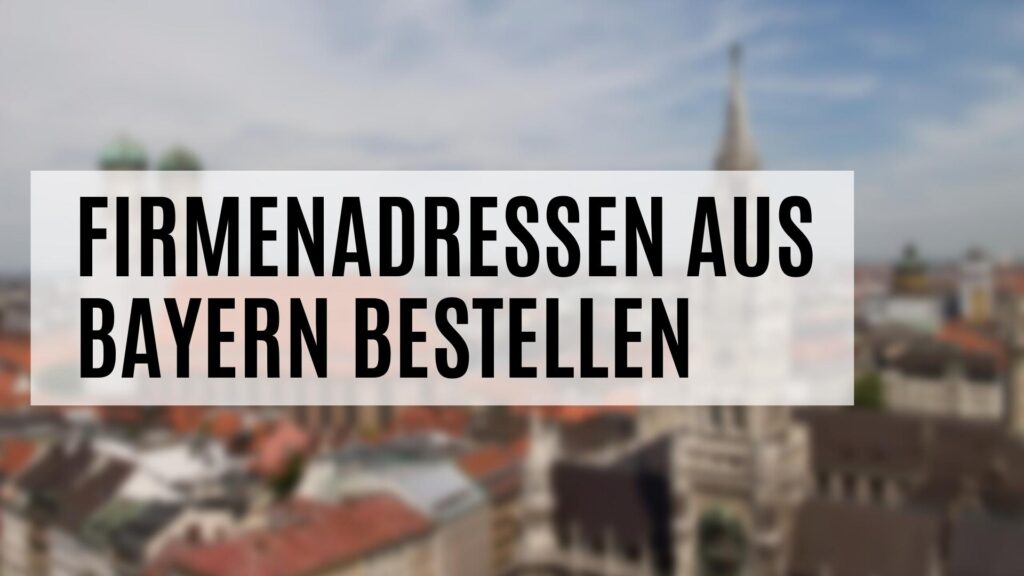 Firmenadressen Bayern im Detail