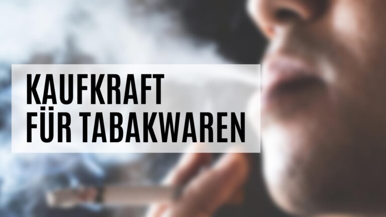 Die Kaufkraft für Tabakwaren im Detail