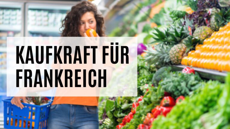 Die Kaufkraft Frankreich auf Ebene der PLZ oder Gemeinde