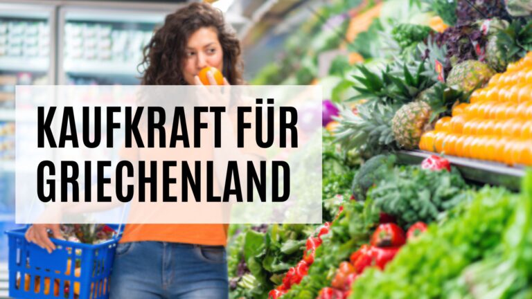 Die Kaufkraft Griechenland auf Ebene der PLZ oder Gemeinde