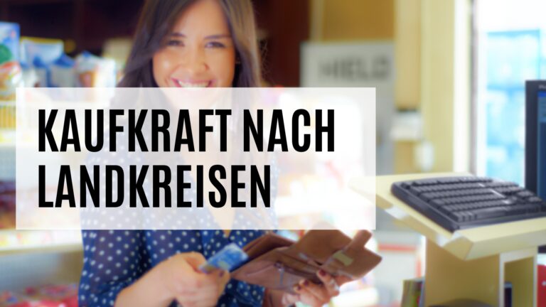 Das Datenpaket Kaufkraft nach Landkreisen