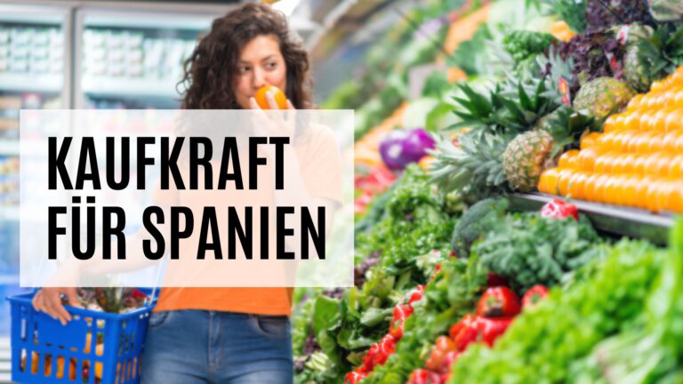 Die Kaufkraft Spanien auf Ebene der PLZ oder Gemeinde